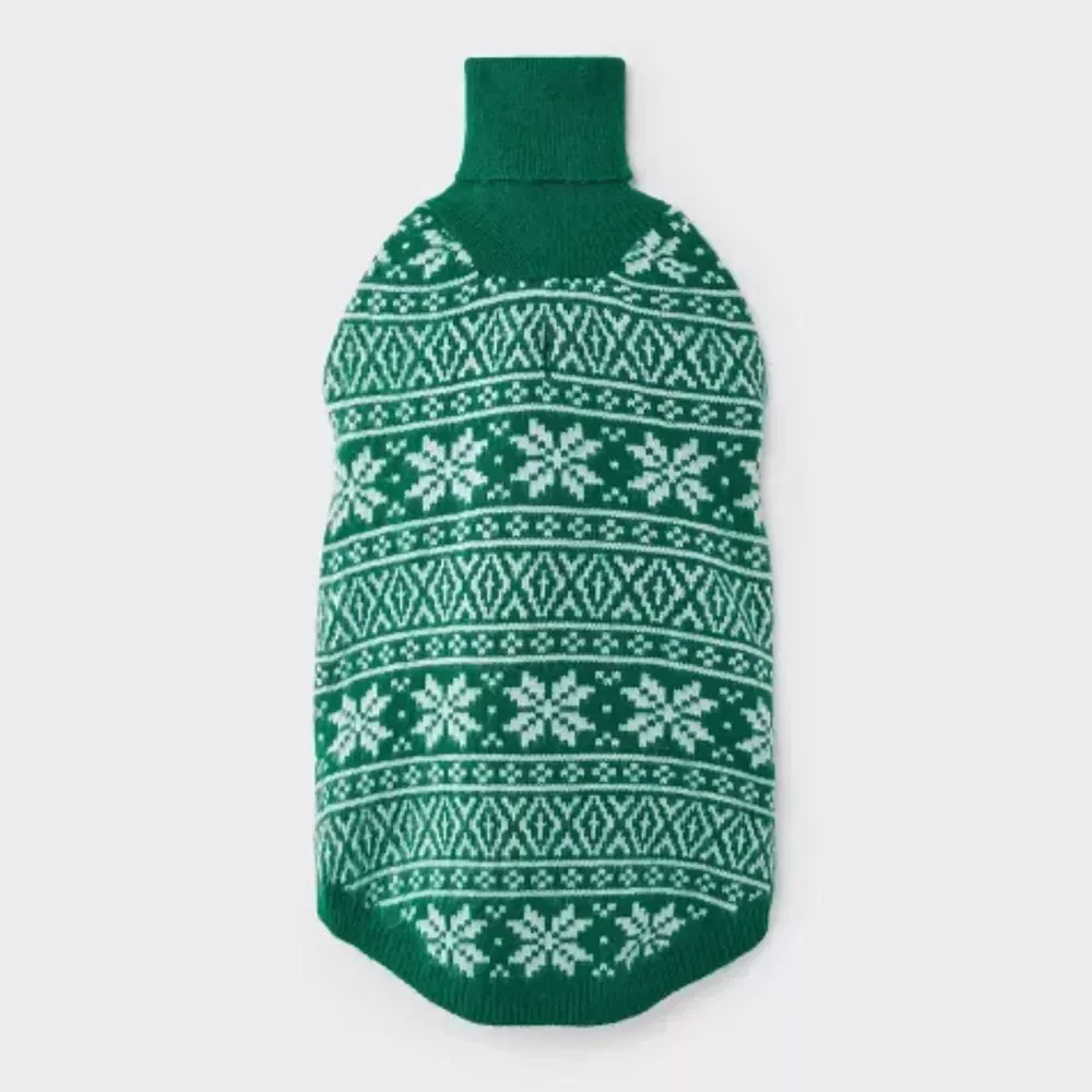 Fair Isle Pet Sweater - SIZE M